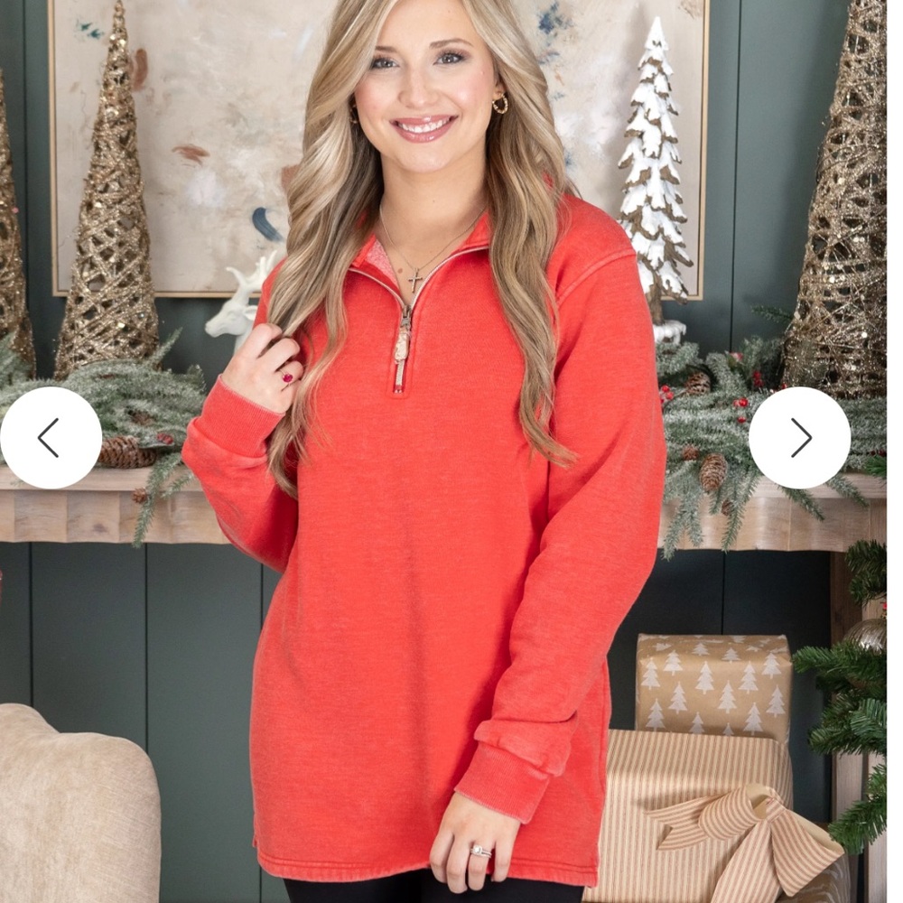"Lived-In" Garment Washed Pullover by DD Design Size Medium